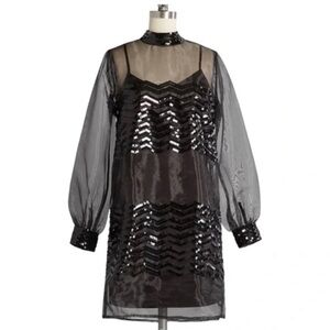 NEW ModCloth NWT Fanciful Fette Shift Dress Size S